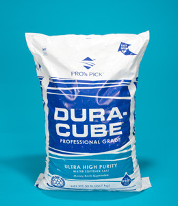 cube dura salt pick pro compact water softener bag features